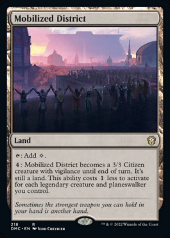 Mobilized District [Dominaria United Commander] | I Want That Stuff Brandon