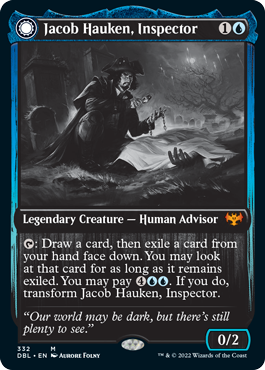 Jacob Hauken, Inspector // Hauken's Insight [Innistrad: Double Feature] | I Want That Stuff Brandon