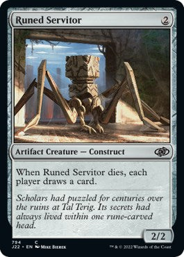 Runed Servitor [Jumpstart 2022] | I Want That Stuff Brandon