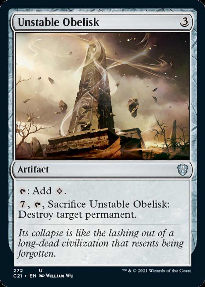 Unstable Obelisk [Commander 2021] | I Want That Stuff Brandon
