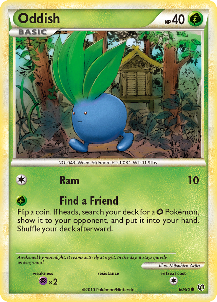 Oddish (60/90) [HeartGold & SoulSilver: Undaunted] | I Want That Stuff Brandon