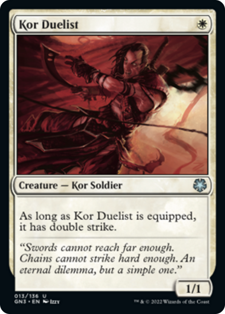 Kor Duelist [Game Night: Free-for-All] | I Want That Stuff Brandon