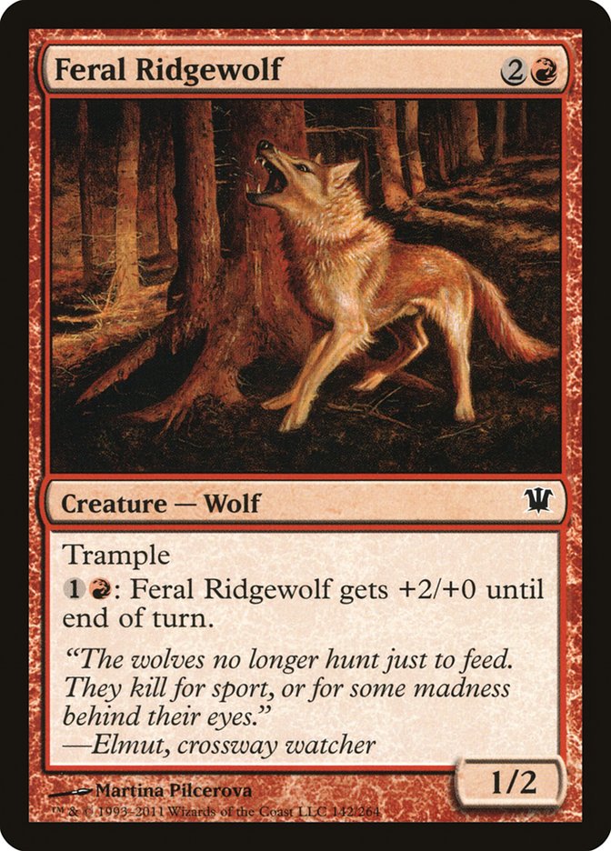 Feral Ridgewolf [Innistrad] | I Want That Stuff Brandon