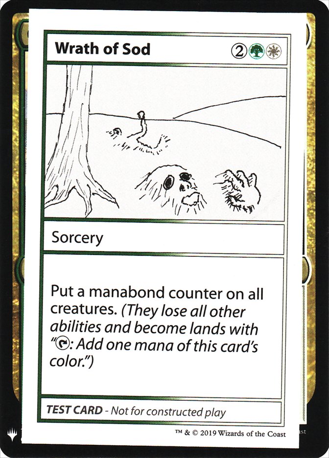 Wrath of Sod [Mystery Booster Playtest Cards] | I Want That Stuff Brandon
