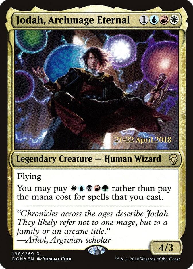 Jodah, Archmage Eternal [Dominaria Prerelease Promos] | I Want That Stuff Brandon