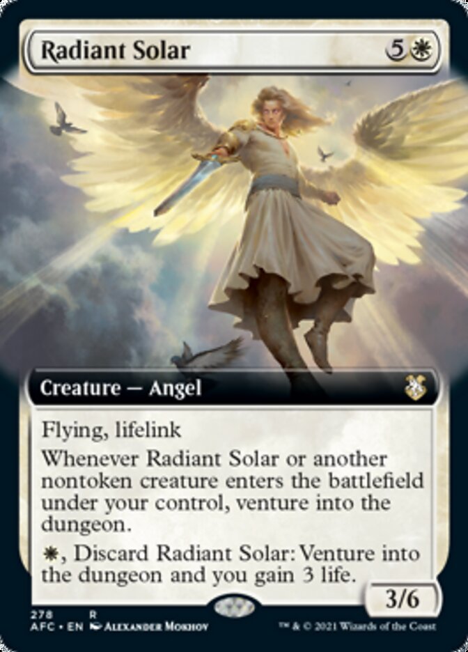 Radiant Solar (Extended Art) [Dungeons & Dragons: Adventures in the Forgotten Realms Commander] | I Want That Stuff Brandon