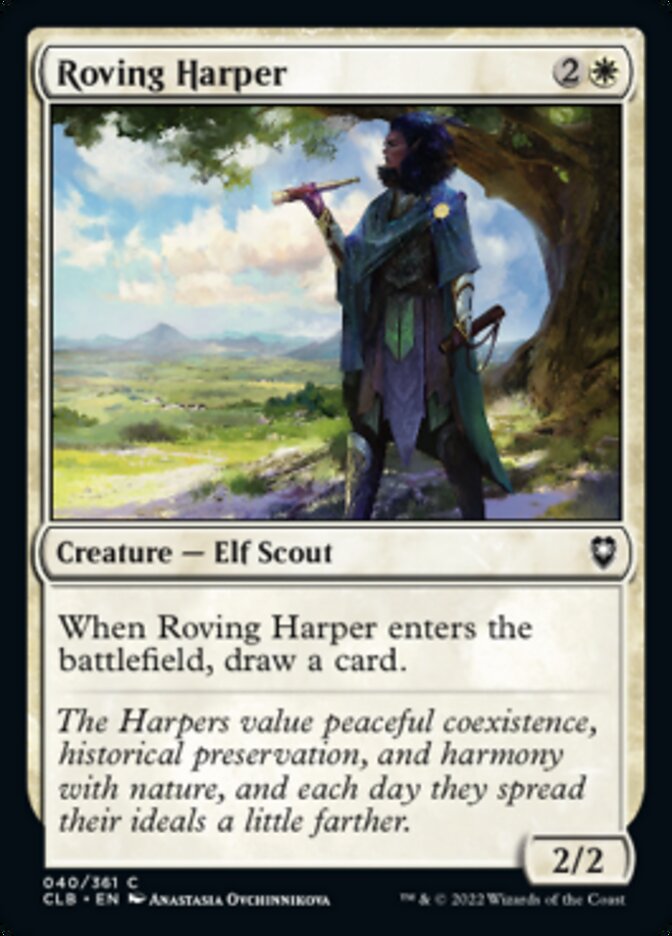 Roving Harper [Commander Legends: Battle for Baldur's Gate] | I Want That Stuff Brandon