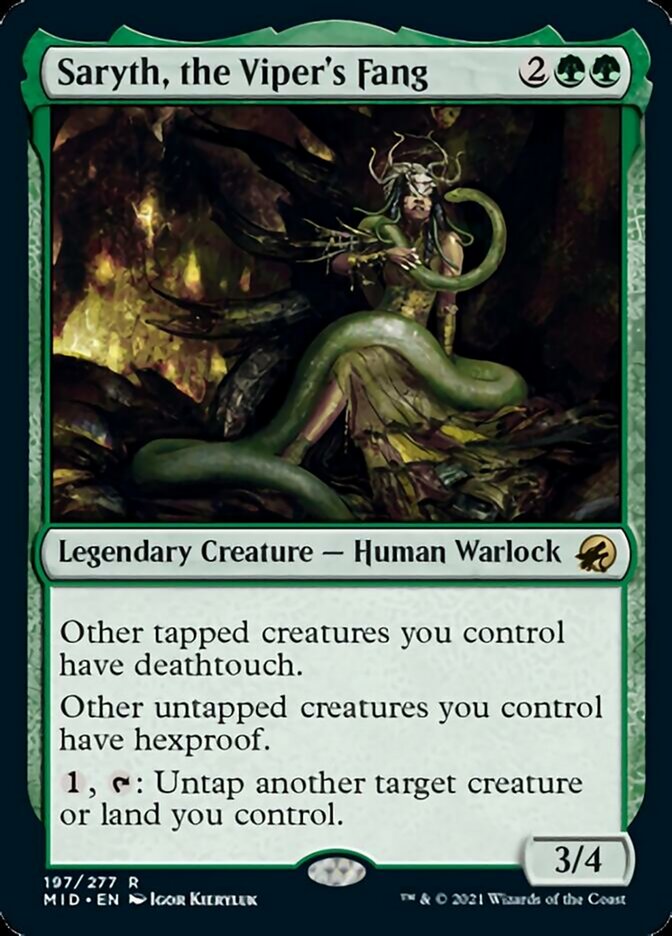 Saryth, the Viper's Fang [Innistrad: Midnight Hunt] | I Want That Stuff Brandon