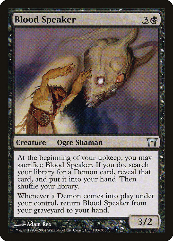 Blood Speaker [Champions of Kamigawa] | I Want That Stuff Brandon