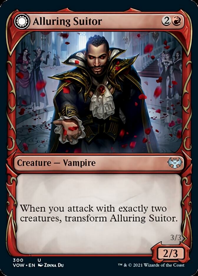 Alluring Suitor // Deadly Dancer (Showcase Fang Frame) [Innistrad: Crimson Vow] | I Want That Stuff Brandon
