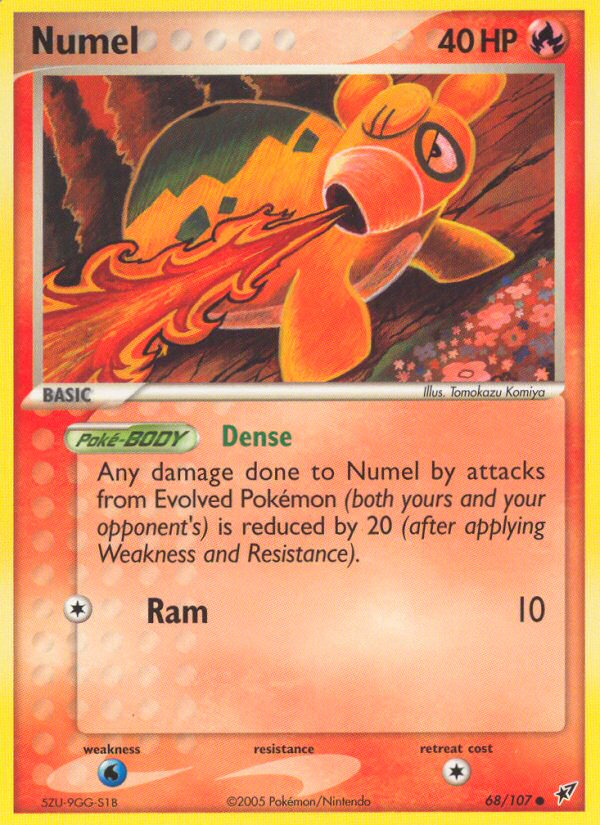 Numel (68/107) [EX: Deoxys] | I Want That Stuff Brandon