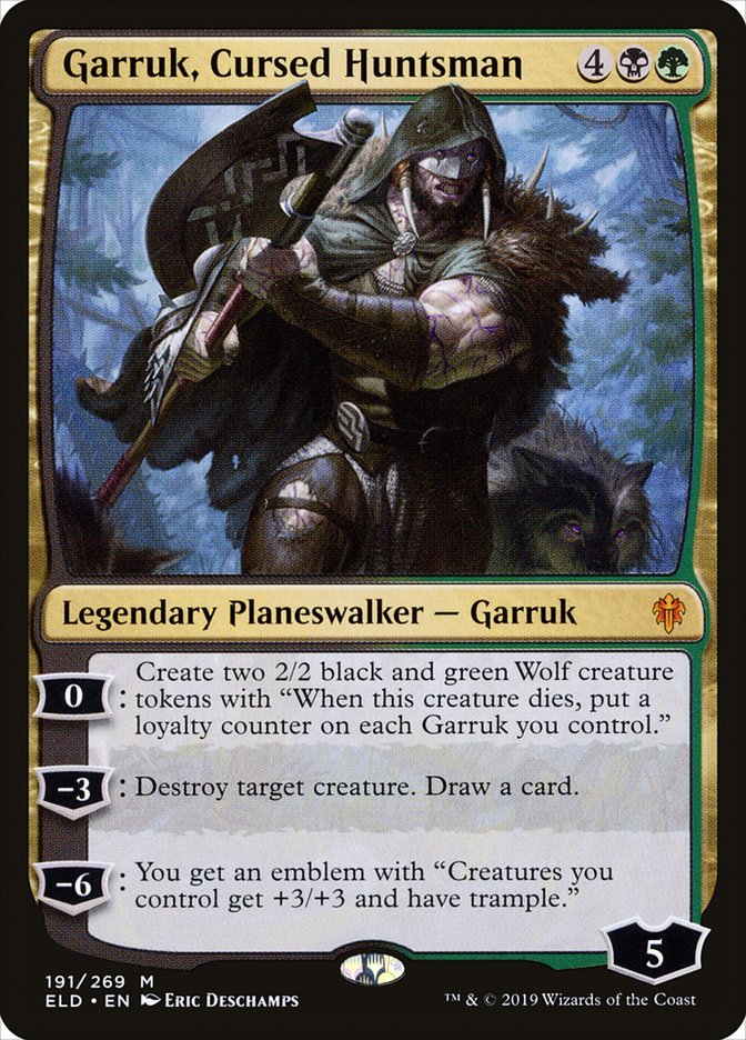 Garruk, Cursed Huntsman [Throne of Eldraine] | I Want That Stuff Brandon