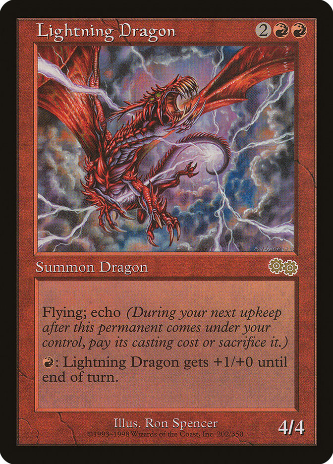 Lightning Dragon [Urza's Saga] | I Want That Stuff Brandon