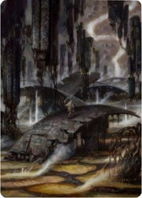 Grimclimb Pathway Art Card [Zendikar Rising Art Series] | I Want That Stuff Brandon