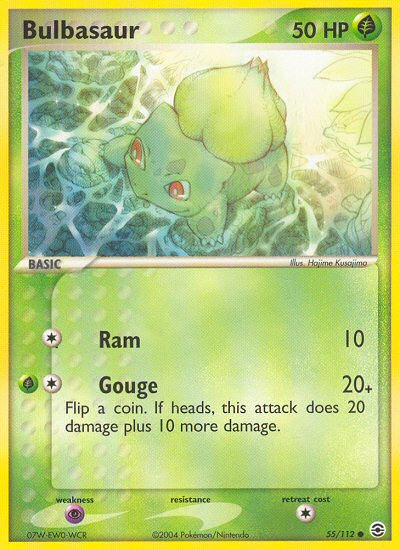 Bulbasaur (55/112) [EX: FireRed & LeafGreen] | I Want That Stuff Brandon