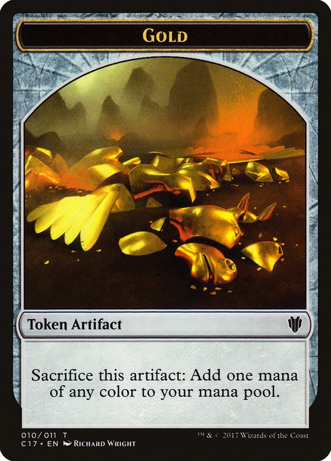 Gold Token [Commander 2017 Tokens] | I Want That Stuff Brandon
