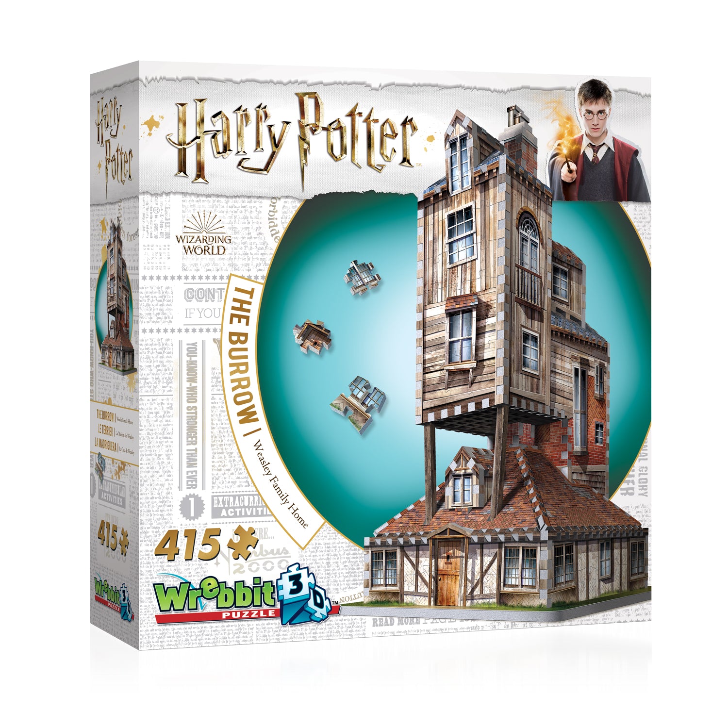 3d Puzzle: Harry Potter The Burrow | I Want That Stuff Brandon
