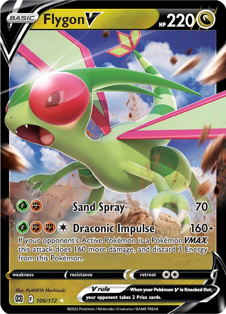 Flygon V (106/172) [Sword & Shield: Brilliant Stars] | I Want That Stuff Brandon