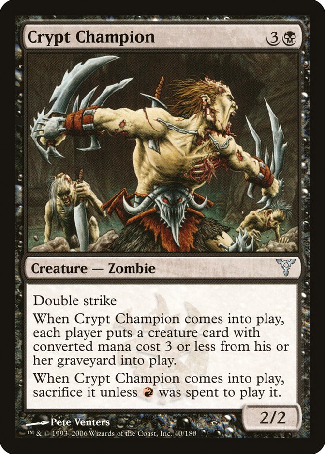 Crypt Champion [Dissension] | I Want That Stuff Brandon