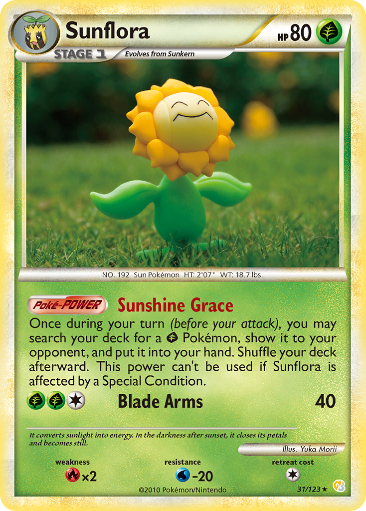 Sunflora (31/123) [HeartGold & SoulSilver: Base Set] | I Want That Stuff Brandon