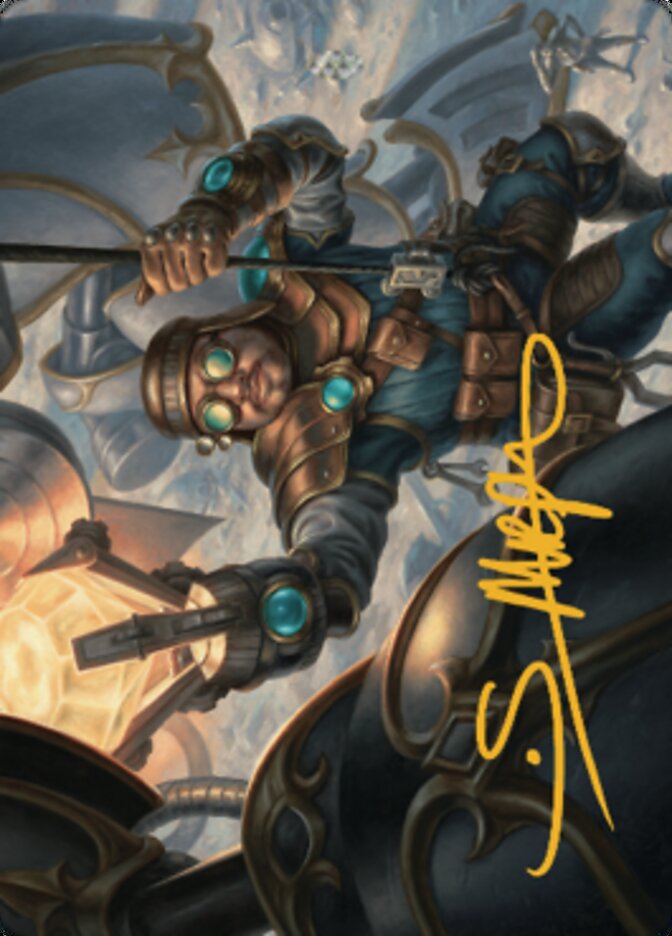 Powerstone Engineer Art Card (Gold-Stamped Signature) [The Brothers' War Art Series] | I Want That Stuff Brandon