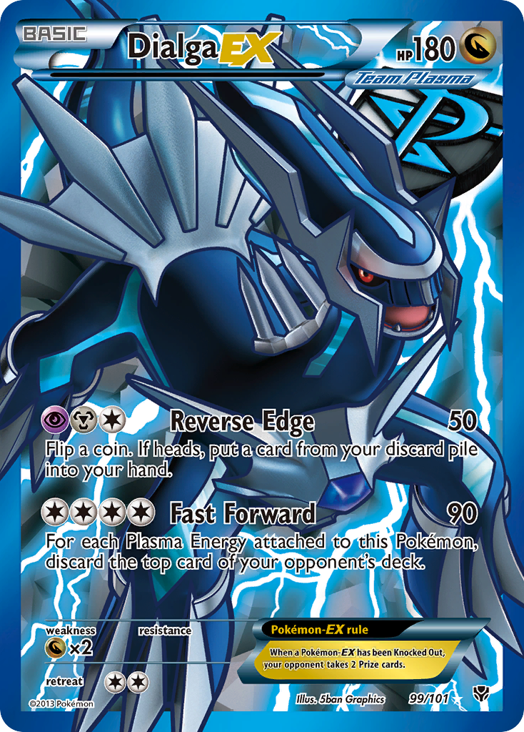 Dialga EX (99/101) [Black & White: Plasma Blast] | I Want That Stuff Brandon