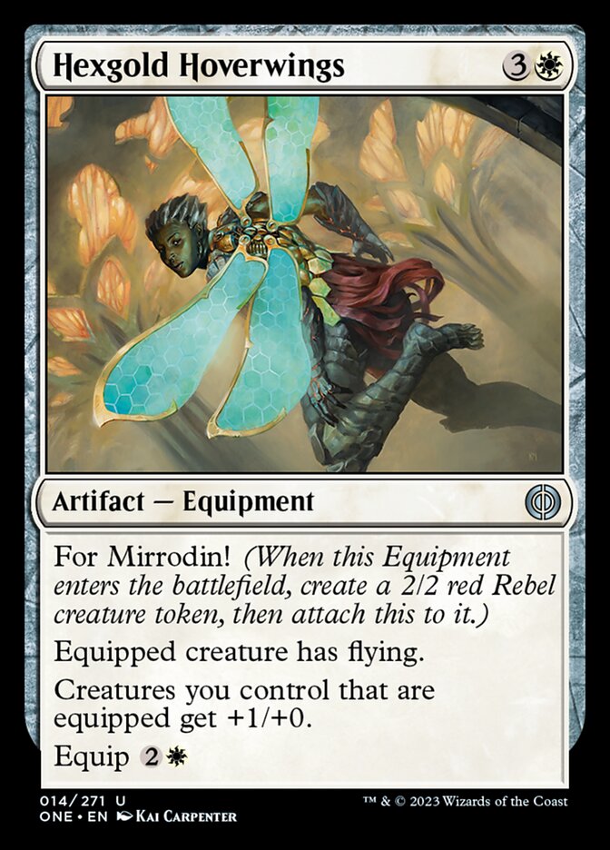Hexgold Hoverwings [Phyrexia: All Will Be One] | I Want That Stuff Brandon