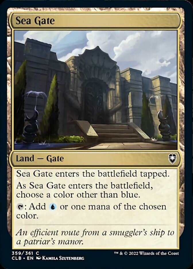 Sea Gate [Commander Legends: Battle for Baldur's Gate] | I Want That Stuff Brandon