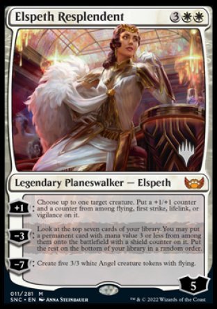 Elspeth Resplendent (Promo Pack) [Streets of New Capenna Promos] | I Want That Stuff Brandon
