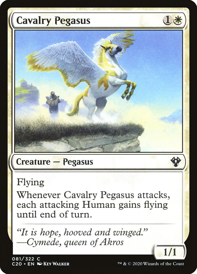 Cavalry Pegasus [Commander 2020] | I Want That Stuff Brandon