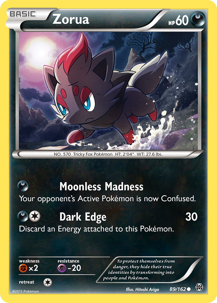 Zorua (89/162) [XY: BREAKthrough] | I Want That Stuff Brandon