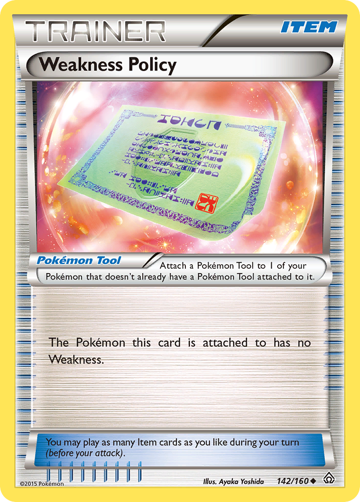 Weakness Policy (142/160) [XY: Primal Clash] | I Want That Stuff Brandon