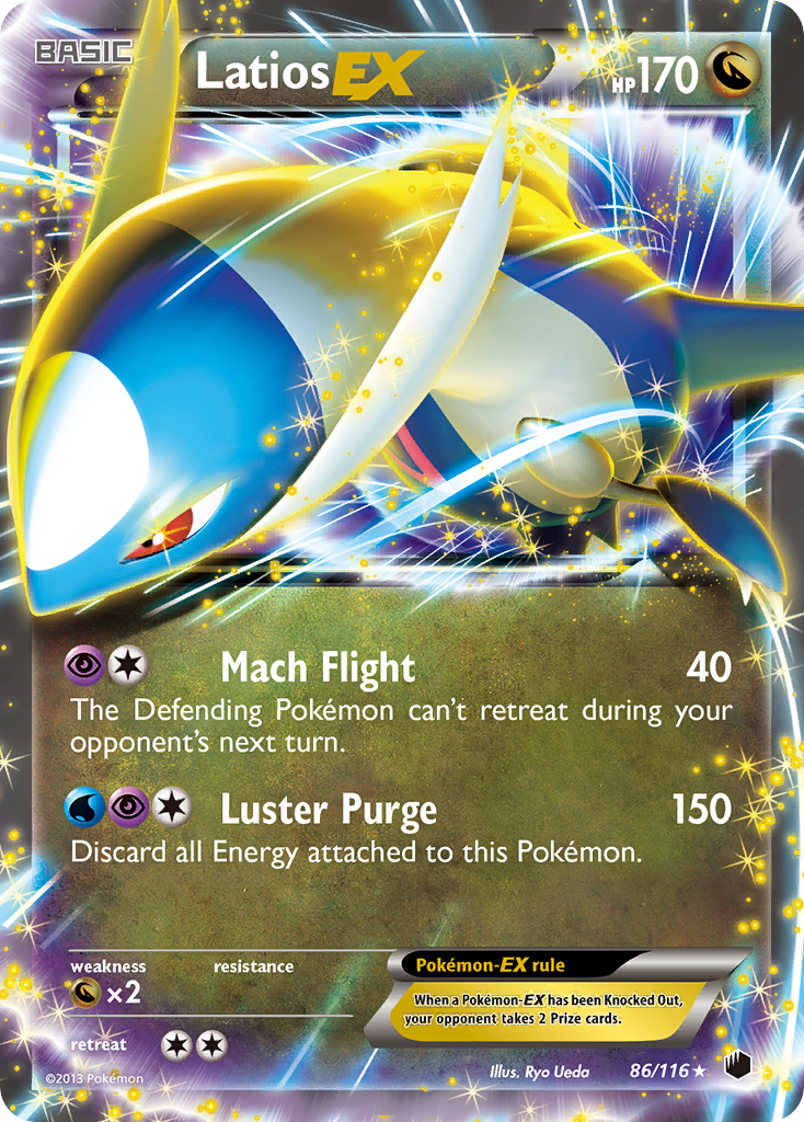 Latios EX (86/116) [Black & White: Plasma Freeze] | I Want That Stuff Brandon
