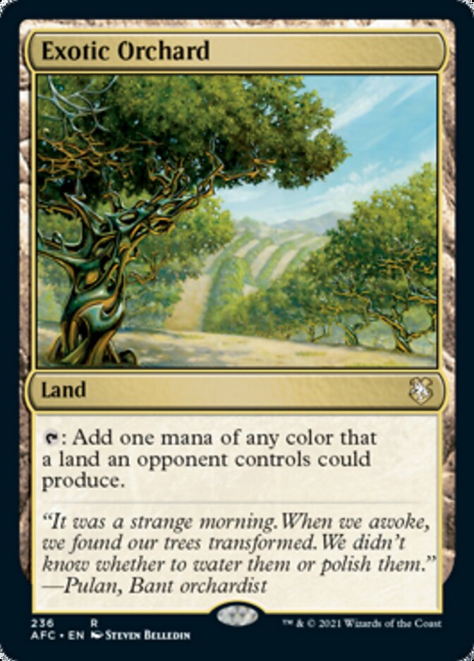 Exotic Orchard [Dungeons & Dragons: Adventures in the Forgotten Realms Commander] | I Want That Stuff Brandon