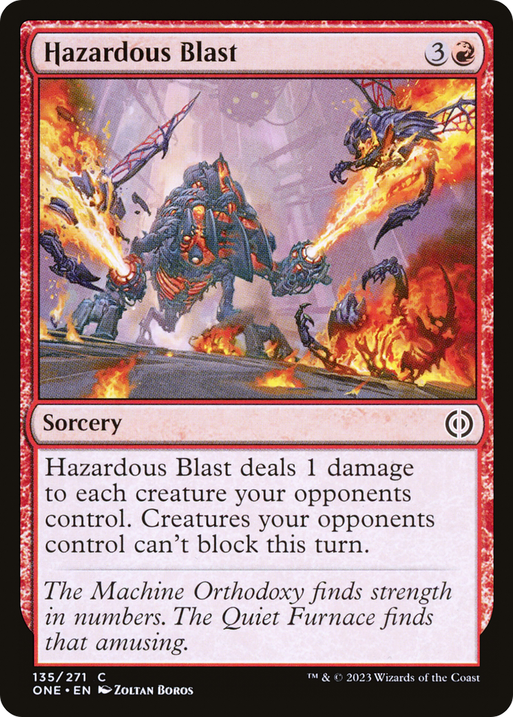 Hazardous Blast [Phyrexia: All Will Be One] | I Want That Stuff Brandon