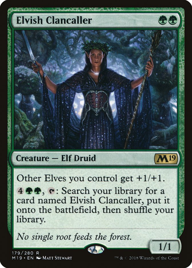 Elvish Clancaller [Core Set 2019] | I Want That Stuff Brandon