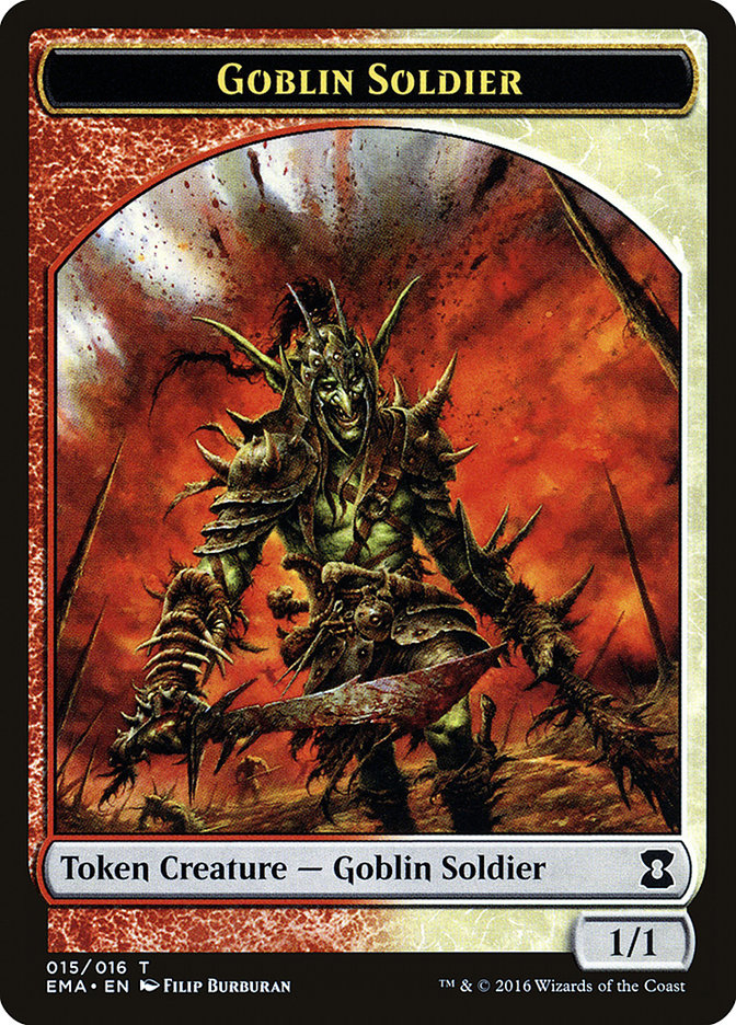 Goblin Soldier Token [Eternal Masters Tokens] | I Want That Stuff Brandon
