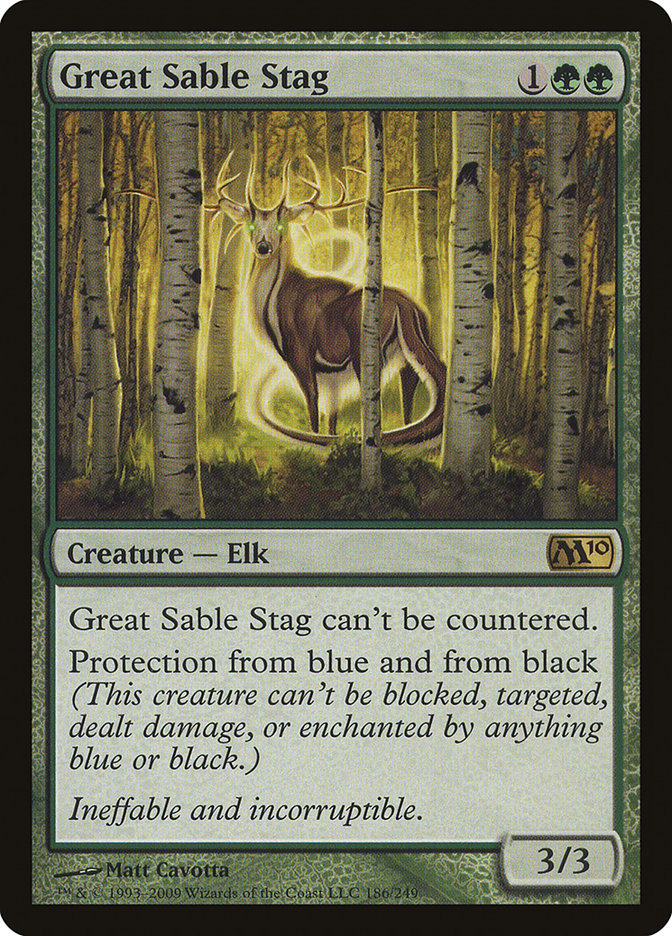 Great Sable Stag [Magic 2010] | I Want That Stuff Brandon