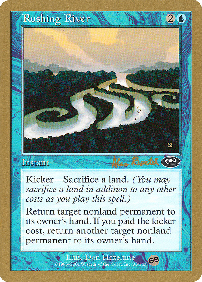 Rushing River (Alex Borteh) (SB) [World Championship Decks 2001] | I Want That Stuff Brandon