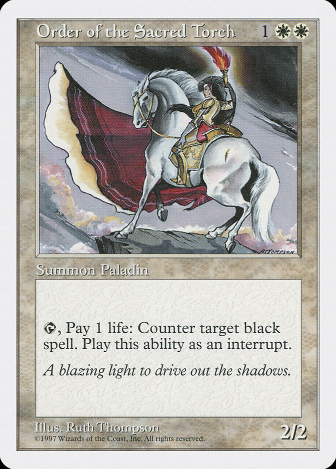 Order of the Sacred Torch [Fifth Edition] | I Want That Stuff Brandon