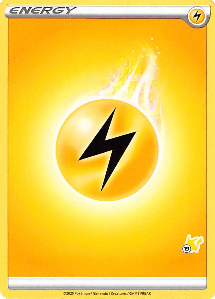 Lightning Energy (Pikachu Stamp #19) [Battle Academy 2022] | I Want That Stuff Brandon