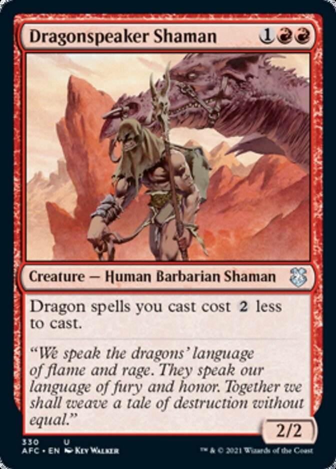 Dragonspeaker Shaman [Dungeons & Dragons: Adventures in the Forgotten Realms Commander] | I Want That Stuff Brandon