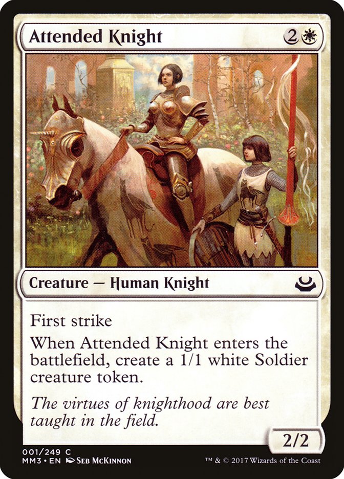 Attended Knight [Modern Masters 2017] | I Want That Stuff Brandon