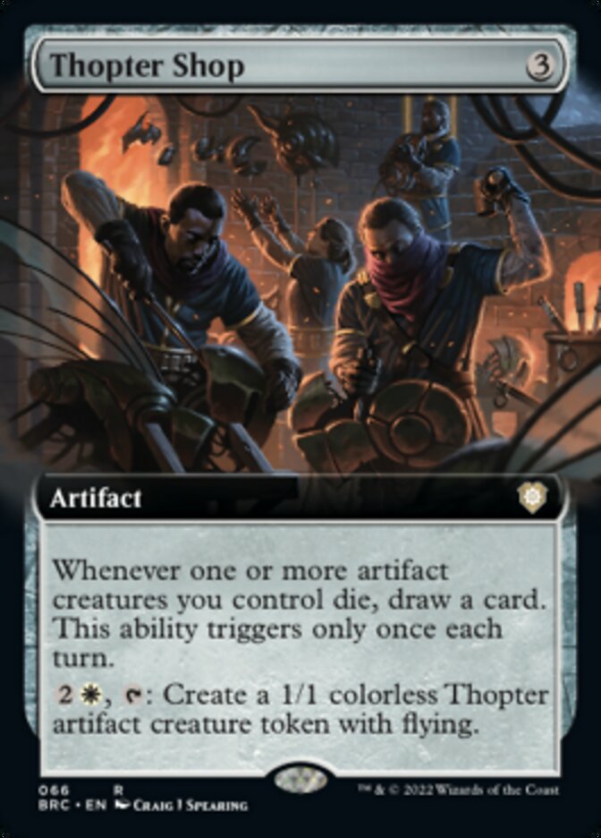 Thopter Shop (Extended Art) [The Brothers' War Commander] | I Want That Stuff Brandon