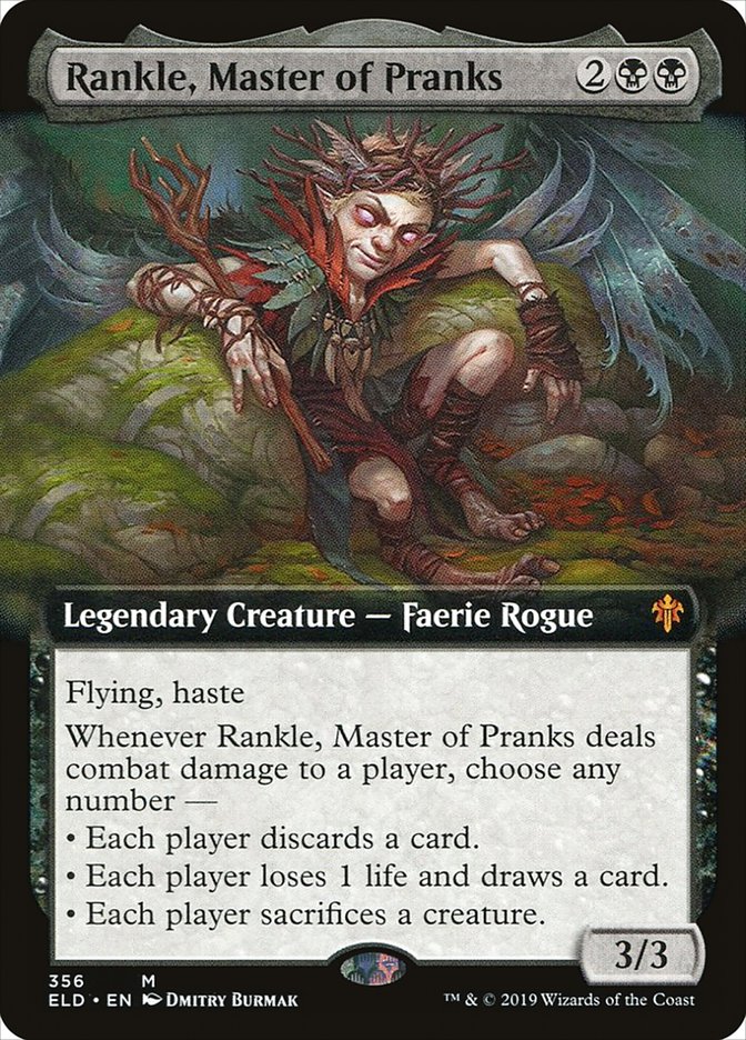 Rankle, Master of Pranks (Extended Art) [Throne of Eldraine] | I Want That Stuff Brandon