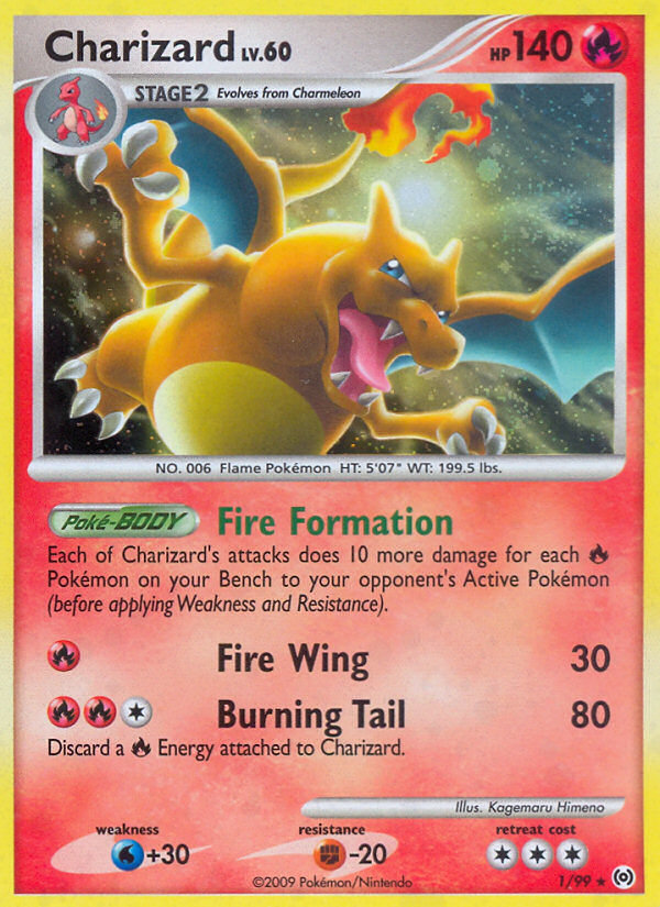 Charizard (1/99) [Platinum: Arceus] | I Want That Stuff Brandon