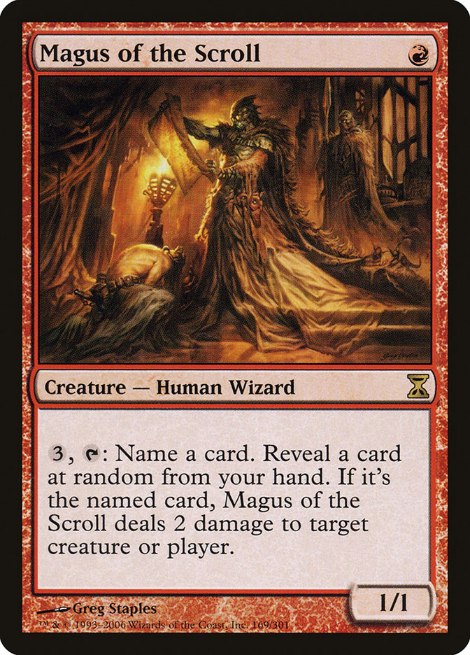 Magus of the Scroll [Time Spiral] | I Want That Stuff Brandon