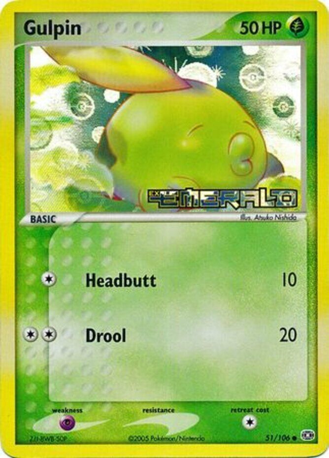 Gulpin (51/106) (Stamped) [EX: Emerald] | I Want That Stuff Brandon