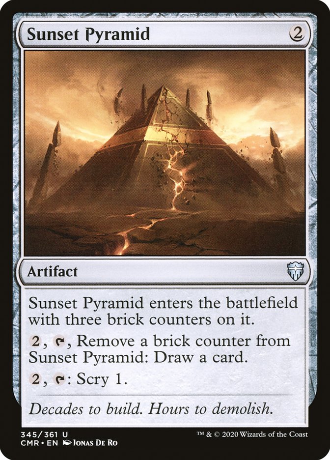 Sunset Pyramid [Commander Legends] | I Want That Stuff Brandon