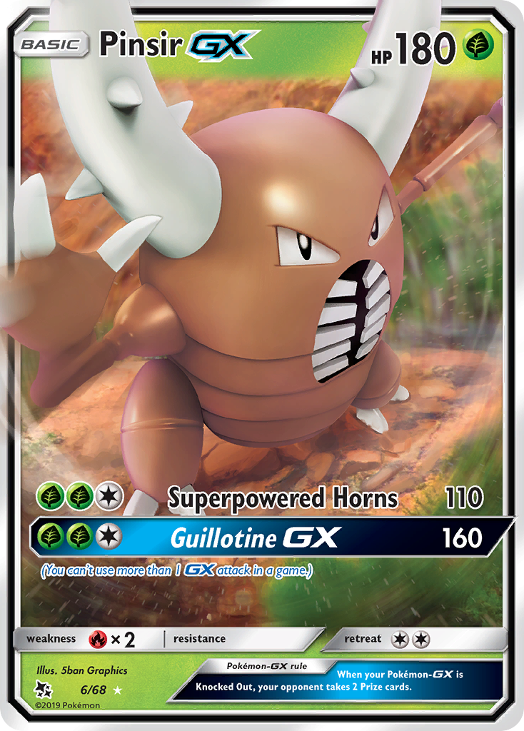 Pinsir GX (6/68) [Sun & Moon: Hidden Fates] | I Want That Stuff Brandon